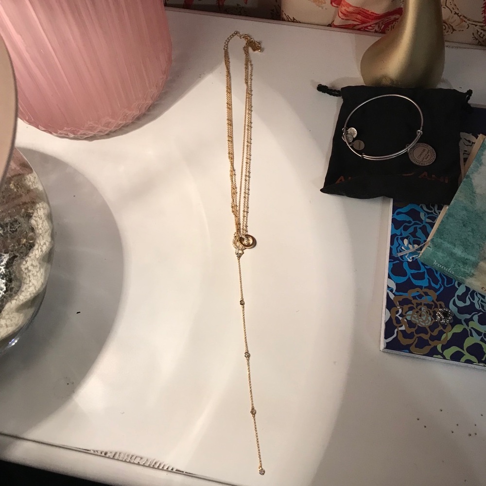 Kate Spade Gold Double Y Necklace
